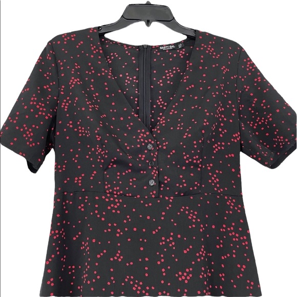 Nasty Gal “In A Rough Spot” MIDI A-Line Dress Size 8 - Picture 7 of 10